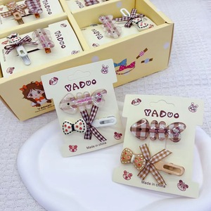 YADUO Cute Girl Hair <b>Clip</b> <b>Bow</b> Side <b>Clip</b> 10 Cm Cartoon Duckbill <b>Clip</b> Daily Use Childrens Headdress - Product Image 1