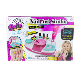 Popolare caldo Delle Ragazze Cosmetici Gioco Trucco Giocattoli Per Bambini FAI DA TE <span class=keywords><strong>Nail</strong></span> <span class=keywords><strong>Art</strong></span> <span class=keywords><strong>Studio</strong></span> A Base D'acqua Buccia Off <span class=keywords><strong>Nail</strong></span> Polish con Glitter spruzzatore Penna - Product Image 2