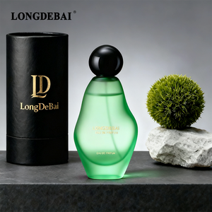 Nuevo Envase de Perfume de Vidrio con Forma Irregular Personalizada, 50ml 100ml, Negro Mate, Botella de Perfume Vacía con Atomizador y Caja - Product Image 5