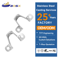 BOSX Service de fonderie de précision en acier inoxydable 304, non standard, OEM ODM, certifié ISO9001, pour poignées de casseroles et ustensiles de cuisine