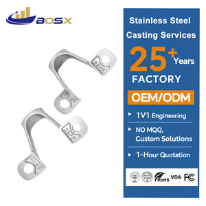 BOSX Servicio <span class=keywords><strong>de</strong></span> Fundición <span class=keywords><strong>de</strong></span> Precisión <span class=keywords><strong>de</strong></span> Acero Inoxidable 304, Fundición por Inyección, Certificado ISO9001, OEM ODM No Estándar, para Asas <span class=keywords><strong>de</strong></span> <span class=keywords><strong>Ollas</strong></span> y Utensilios <span class=keywords><strong>de</strong></span> Cocina - Product Image 1