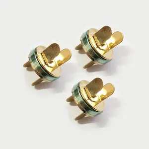 Fermoir à boutons magnétiques de 14mm, 50 pièces, à tête ronde