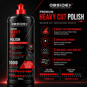 OBSIDEX โพลิชขัดเงาแบบมืออาชีพ – น้ำยาขัดเร็วพิเศษ, P1000-P1500 ขจัดรอยขีดข่วนจากการขัด, ให้ความเงางามสูง - Product Image 3