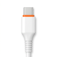 Câble de charge USB-C blanc, USB-A vers USB-C, pour smartphone Android, tablette, ordinateur portable, batterie externe, voiture, maison, bureau, voyage