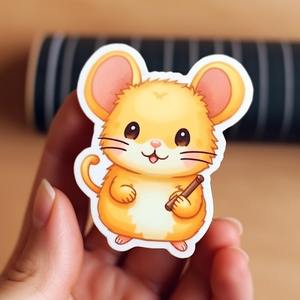 Custom company <b>logo</b> design self-adhesive waterproof label cartoon vinyl <b>stickers</b>, custom printing, die-cut <b>stickers</b> - Product Image 1
