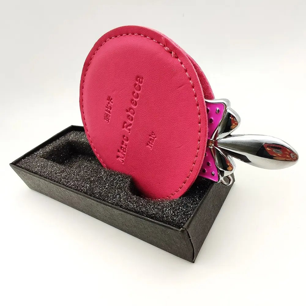 Изготовленный на заказ высокого качества удобная make up персонализированные ручной зеркало косметическое