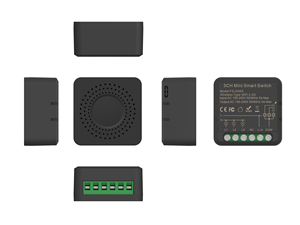 Tasmota Blue 3Gang Smart <span class=keywords><strong>Mini</strong></span> Switch WiFi Relay Breaker Soporte <span class=keywords><strong>Google</strong></span> <span class=keywords><strong>Home</strong></span> Alice Alexa - Product Image 3