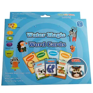 Tier wasser Zeichen karten für Kinder Weihnachts tasche Spielzeug Diy Magic Set Malen Baby Poster