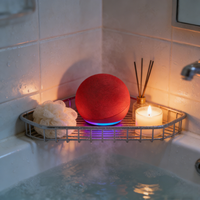 Nuevo Altavoz Portátil de 5W con Efecto de Iluminación RGB, Graves Potentes, Sonido Nítido, Diseño Impermeable, Perfecto para Exteriores SOM-023