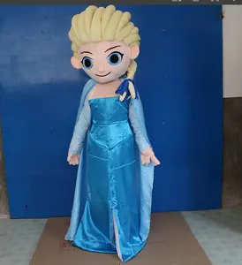 Funtoys sıcak satış Elsa prenses karikatür maskot kostümleri Cosplay parti olay için