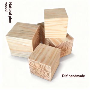 Pé de Móvel em Bloco de Madeira Maciça Natural para Cama, Mesa, Sofá, DIY, Artesanal, Suporte para Móveis - Product Image 3