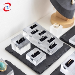 Tùy chỉnh <span class=keywords><strong>Acrylic</strong></span> đồ trang sức ngón tay Vòng hiển thị đứng Set cao cấp kệ trưng bày - Product Image 5