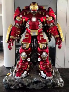 Iron Man Anti-Hulk gepanzerte FRP Skulptur Einkaufs zentrum Ausstellungs halle Marvel Comics the <span class=keywords><strong>Avengers</strong></span> Large <span class=keywords><strong>Ornaments</strong></span>