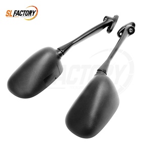 กระจกมองหลังด้านซ้ายขวากระจกอลูมิเนียมสีดำ <span class=keywords><strong>ABS</strong></span> 03-12b รถจักรยานยนต์ CBR250R <span class=keywords><strong>CBR250</strong></span> CB1300S 2011-2014ใหม่ทนทาน - Product Image 2