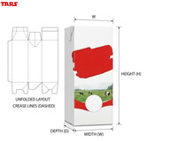 Caja de Cartón Aséptica Delgada de 200 ml con Tapa Tipo Gable, Envase de Cartón Delgado para Líquidos, Leche, Té, Jugo, Agua, Bebidas, Empaque Personalizado