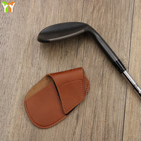 Couvre-chef de fer de Golf en cuir fait à la main protecteur de Golf couvre-chef de fer accessoire de Golf cadeau