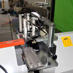 Yuefeng Window Door Making Machine Glazing <strong>Bead</strong> Saw with Dual Blades 1.5Kw Power for Cutting &amp; Chamfering PVC/<strong>UPVC</strong> Glass <strong>Beads</strong> - Product Image 3