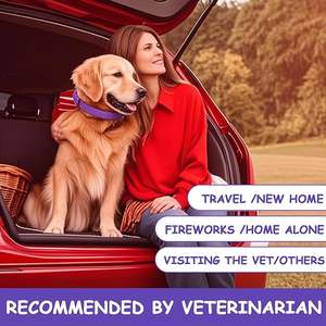 Collier apaisant pour chiens, lot de 4, apaisement durable pendant <span class=keywords><strong>60</strong></span> jours, soulagement de l'anxiété, du stress, de la séparation, de la conduite, pour chiens et chats - Product Image 5