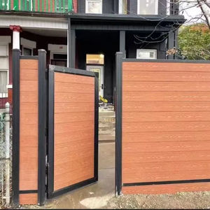 Valla de Privacidad de <span class=keywords><strong>Madera</strong></span> Plástica WPC Resistente al Agua y al Fuego de 6 pies, Paneles de Tablas Compuestas de PVC para Patio, Valla de Privacidad WPC para Exteriores - Product Image 6