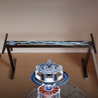 Bureau de jeu en bois réglable, durable et extensible avec plateau extra-large optimisé pour les performances de jeu