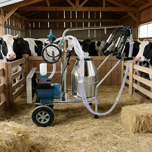 Máquina de Ordeño Integrada de Doble Tubo al Vacío de Alta Calidad y Eficiencia para Ganado Vacuno y Caprino - Product Image 1