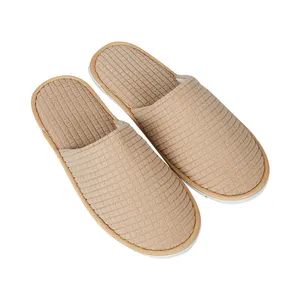 Hotel SPA Slippers Soft Hotel Slippers Popular Fleece Washable Reusable House Slippers Unisex