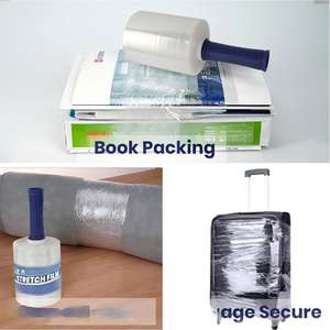 Film étirable transparent mini en PEHD de qualité alimentaire Huamaohengchun, 80 gauge, rouleau de 5 po x 1000 pi, durable, auto-adhésif, usage industriel - Product Image 6