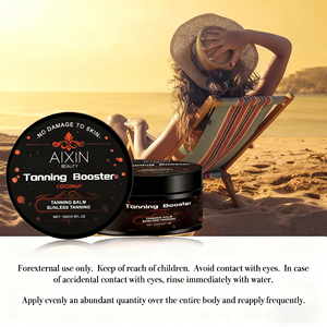 كريم تسمير البشرة السريع بعلامة تجارية خاصة، كريم تسمير مكثف بجوز الهند، جل زبدة للتسمير - Product Image 5