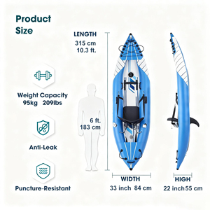 <span class=keywords><strong>Kayak</strong></span> Inflable Ecológico a <span class=keywords><strong>Precio</strong></span> de Fábrica, Canoa, Bote de Remo, <span class=keywords><strong>Kayak</strong></span> <span class=keywords><strong>Plegable</strong></span> para Océano, para Actividades al Aire Libre - Product Image 4
