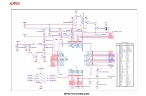 Esp32 board ESP 32 wifi modul esp32picod4 ESP32-PICO-D4 asli dengan 4MB flash dual chip esp32 untuk perangkat iot rumah pintar