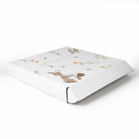 Boîte en carton ondulé personnalisée avec logo, motif dessin animé mignon, pour expédition et cadeaux, taille sur mesure, design Misty Mellow imprimé