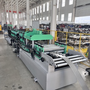 เครื่องขึ้นรูปม้วนโครงเหล็กมาตรวัดเบาพร้อมมอเตอร์เครื่องยนต์ PLC เกียร์และ37KW Bearing-380V - Product Image 3