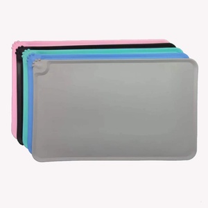Tapis de comptoir de cuisine en silicone anti-dérapant, anti-débordement, facile à nettoyer, pour repas d'animaux domestiques, maison, salle de bain, cafés, restaurants - Product Image 2