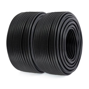 Gaine de protection pour câbles en métal plastifié étanche, diamètre AD 13mm, gaine ondulée filetée pour faisceau de câbles - Product Image 5