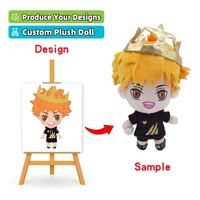 Poupée en peluche de 10 cm personnalisée en usine de la meilleure qualité Poupées en peluche d'anime personnalisées