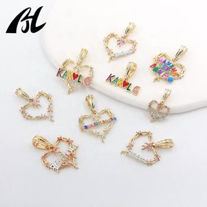 Dije de la Cantante de Moda <span class=keywords><strong>Karol</strong></span> <span class=keywords><strong>G</strong></span> Chapado en Oro de 14K Mañana Será Bonito Colgante Punk <span class=keywords><strong>G</strong></span>ótico de Aleación Regalo para Fans con Zirconia en Forma de Corazón para Niños - Product Image 2