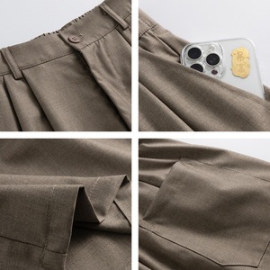 Pantalones Cortos Casuales de Verano para Hombre, Estilo Retro Japonés, Estilo Old Money, Pantalones Capri Anchos y Holgados a la Moda - Product Image 6