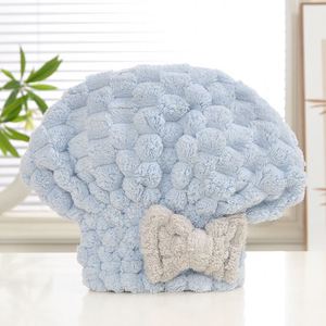 Bandeau de séchage de cheveux avec nœud mignon pour femmes adultes, bonnet de bain doux et très absorbant pour filles - Product Image 3