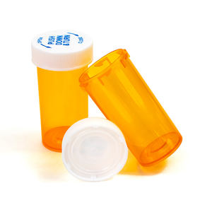 Envase de Plástico para Medicamentos con Impresión de Logotipo Personalizado, Frascos Médicos con Tapa Reversible - Product Image 5