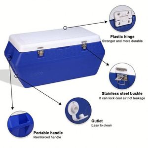 80L Large Capacity Polyurethane PU Foam Waterproof <b>Ice</b> Chest <b>Cooler</b> <b>Box</b> Multifunctional Medical <b>Cooler</b> <b>Box</b> - Product Image 3