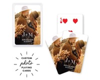 Cartes à jouer personnalisées avec photo, jeu de poker personnalisé, jeu de cartes avec logo personnalisé, cadeau pour fête, mariage