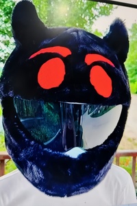 Housse de <span class=keywords><strong>casque</strong></span> de <span class=keywords><strong>moto</strong></span> moins chère, housse en peluche personnalisée, housse de <span class=keywords><strong>casque</strong></span> amusante avec oreilles de lapin, plusieurs couleurs disponibles - Product Image 4