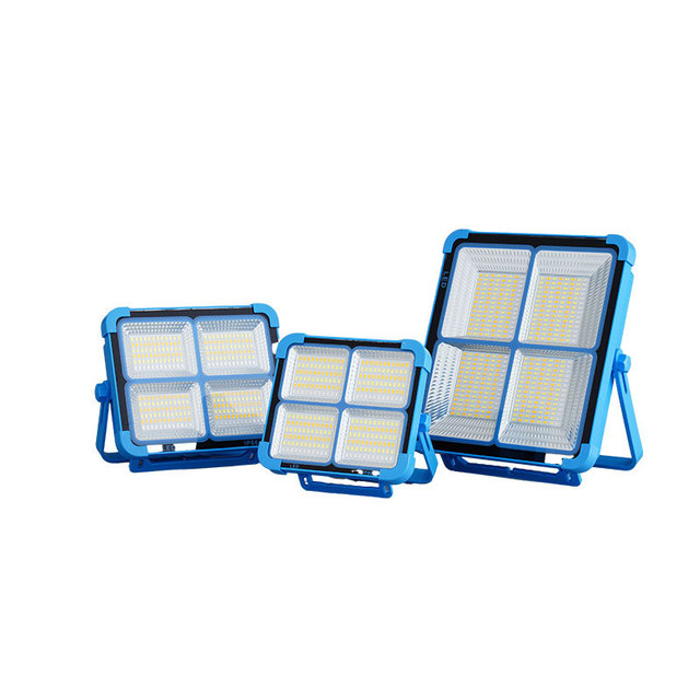 "Large Capacity LED Solar Flood Light with Separable Mobile Power & ABS Body-IP66 Garden Emergency Lighting"