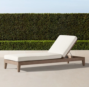 Canapé double en teck pour jardin extérieur, chaise longue de détente pour villa, chaise longue de jardin pour usage extérieur - Product Image 4