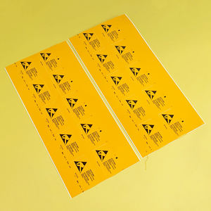 ملصقات إعلانية من البولي فينيل كلوريد للتحذير والسلامة، متينة ومقاومة للماء، لافتات وعلامات تحذيرية للسلامة والمخاطر للصناعة - Product Image 6