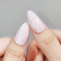 Forsense vente en gros d'ongles courts à pression en amande simple blanc conceptions personnalisées faux ongles conseils marque privée faux ongles de haute qualité