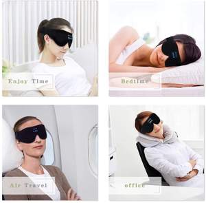 Hot 3D design soft headband cuffie wireless sleep music ice silk headband vendita cuffie per dormire - Product Image 6