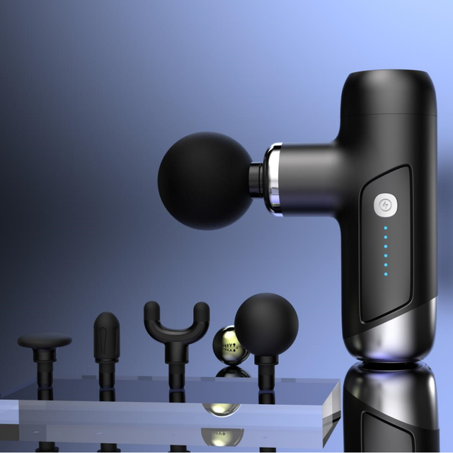 Rechargeable Silicone Massage Gun Mini Brushless Powerful Vibrator Massage Gun Mini Pocket Massage Gun