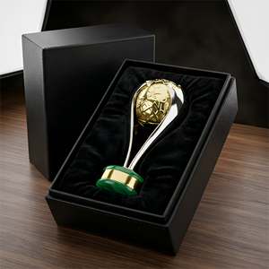 Trofeo Personalizado con Diseño <span class=keywords><strong>de</strong></span> Fútbol en 3D, Ecológico, Impreso con UV, Metálico, con Temática Saudí, <span class=keywords><strong>de</strong></span> Alta Gama, OEM, ODM, Souvenir - Product Image 3