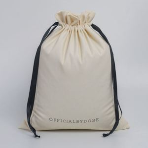 Cotton Drawstring Bag Small Storage Super Soft Muslin Gift Large <b>Christmas</b> Santa <b>Sack</b> Canvas - Product Image 5